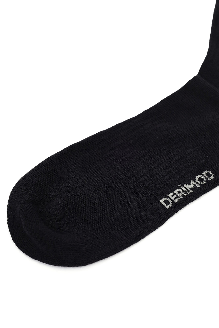 Men's Black Cotton Long Socks