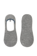 Men's Gray Bamboo Short Socks | Derimod