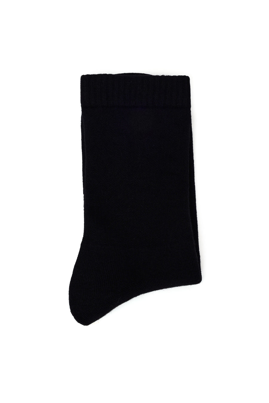 Male Black Cotton Socks