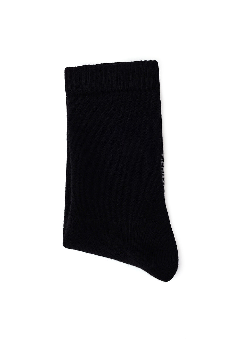 Male Black Cotton Socks
