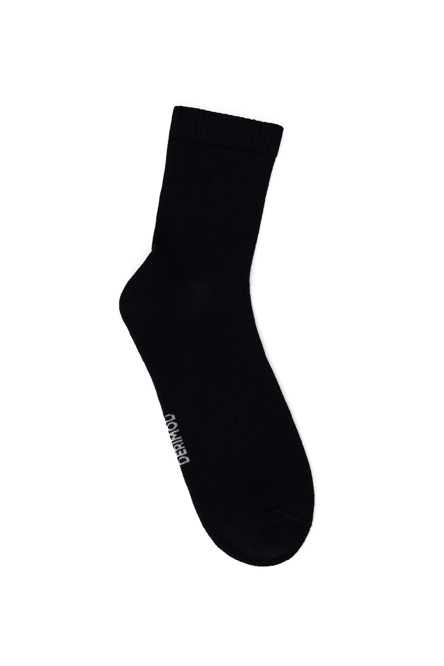 Male Black Cotton Socks