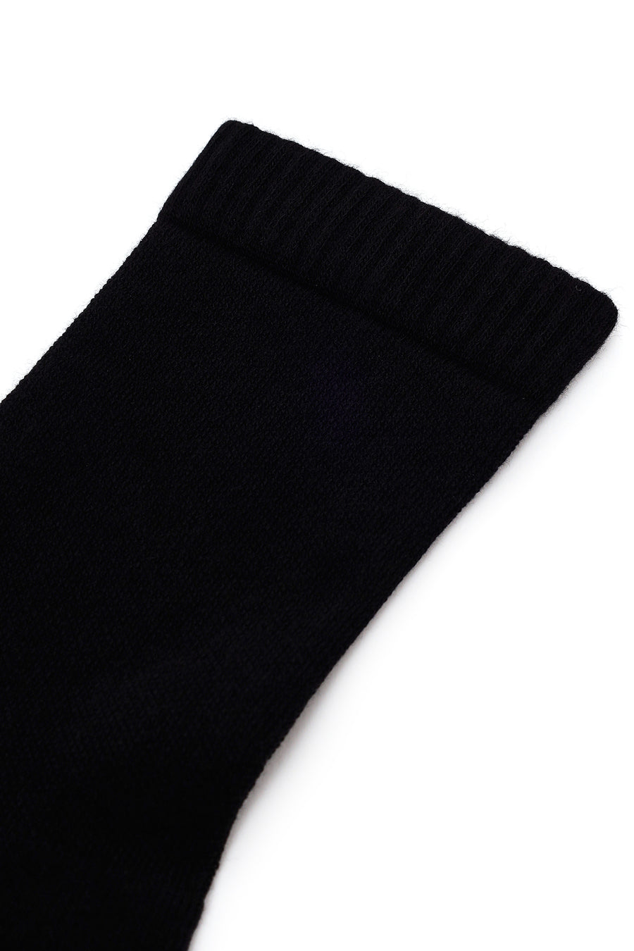 Male Black Cotton Socks