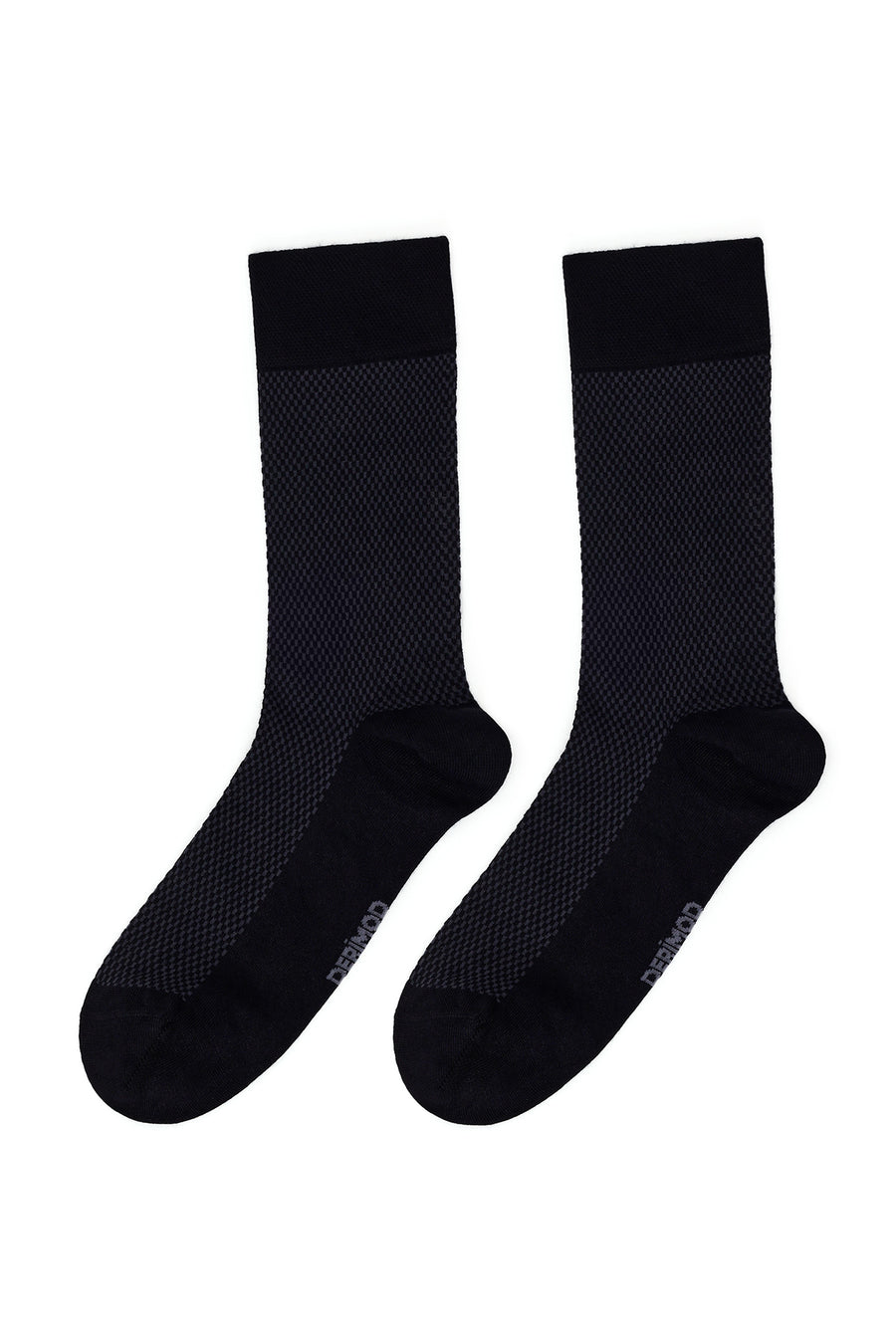 Male Black Cotton Socks 000A2C35186F | Derimod