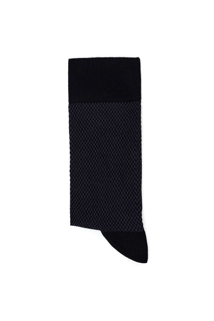 Male Black Cotton Socks
