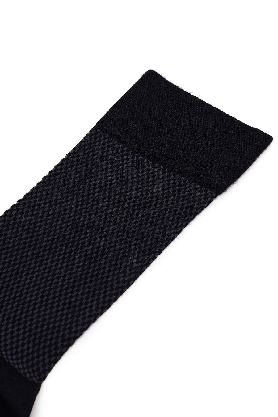 Male Black Cotton Socks