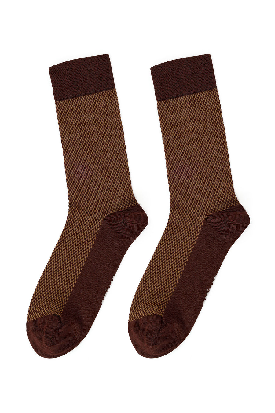 Male Brown Cotton Socks 000A2C35186F | Derimod