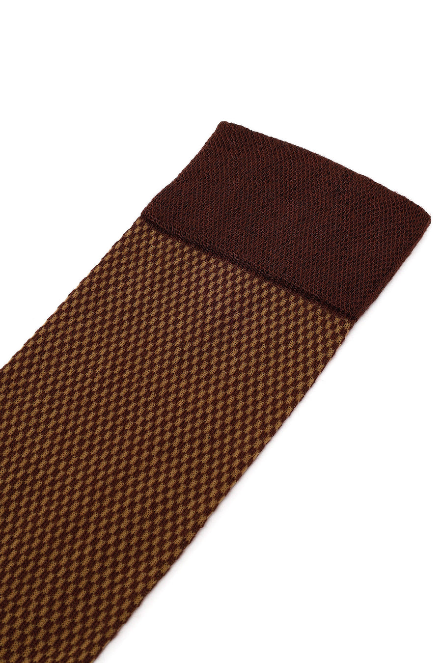 Male Brown Cotton Socks