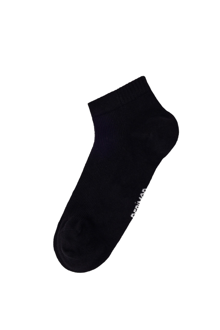 Male Black Cotton Socks