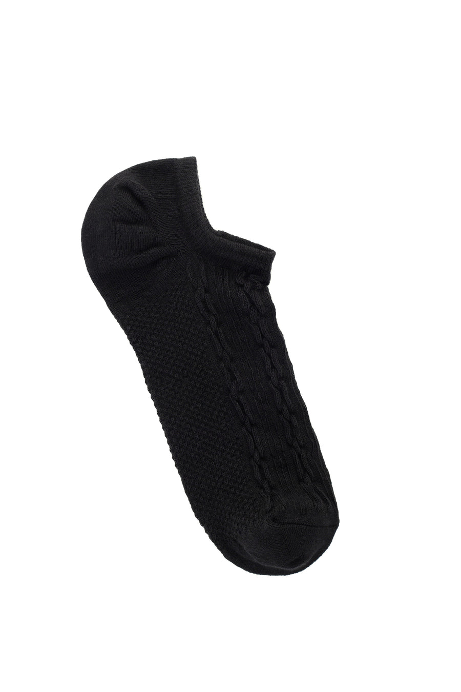 Women's Black Cotton Socks