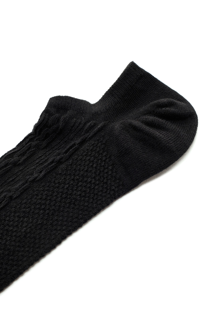 Women's Black Cotton Socks