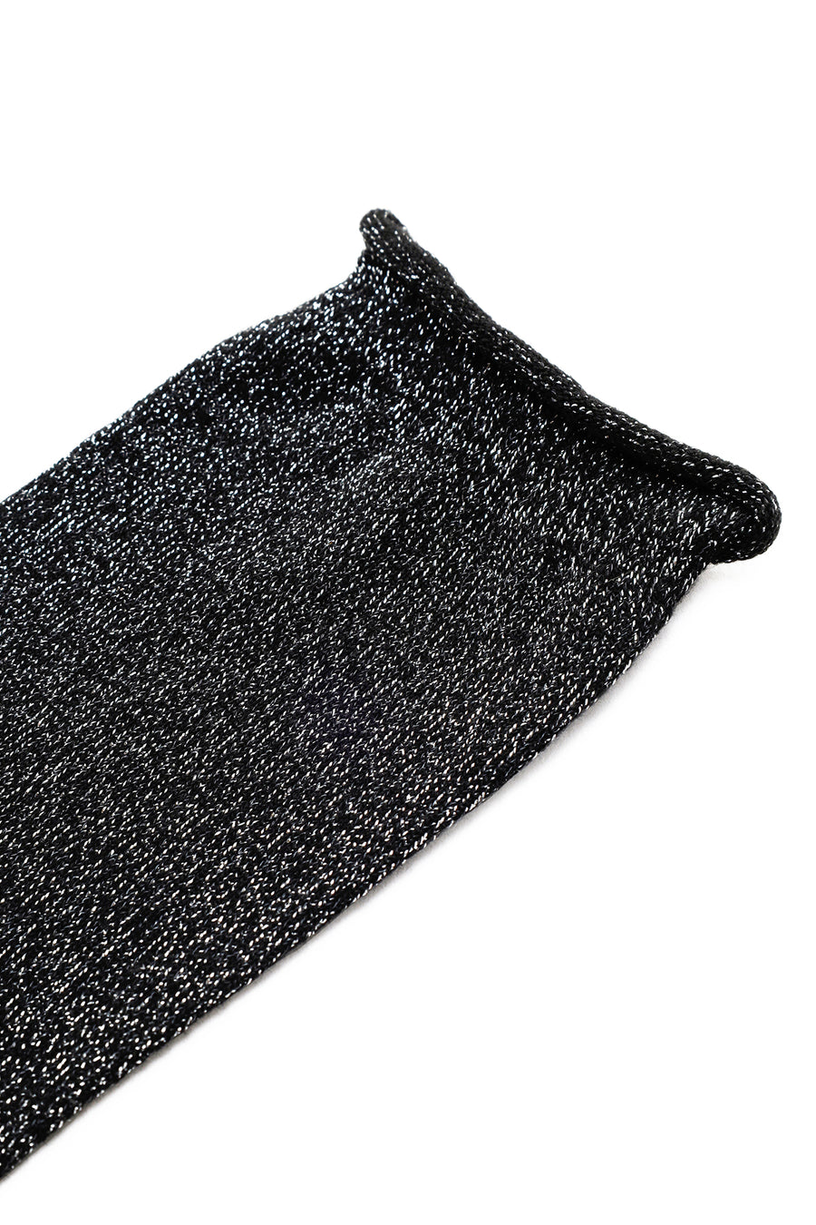 Women's Black Lurex Cotton Socks