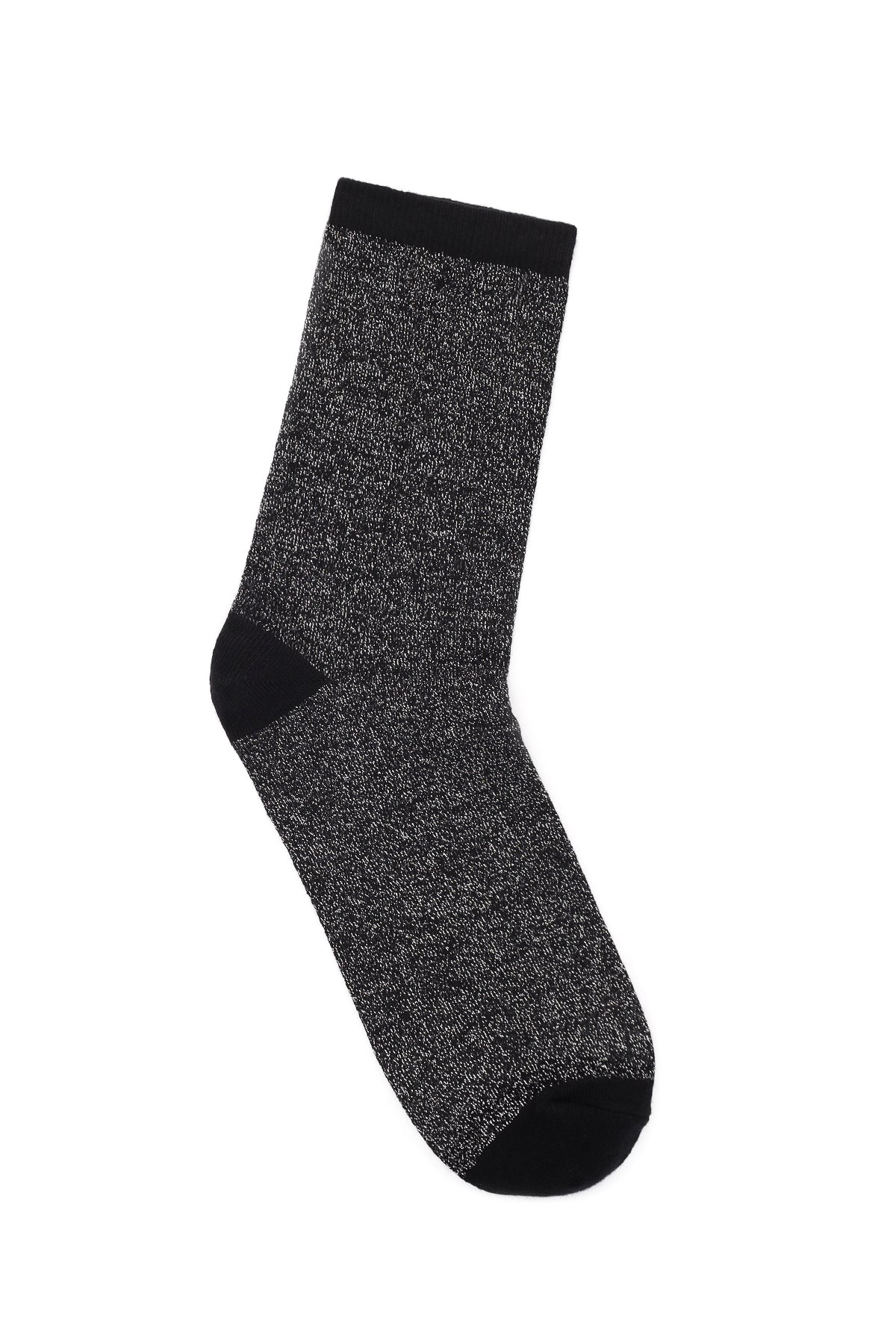 Kadın Siyah Pamuklu Çorap