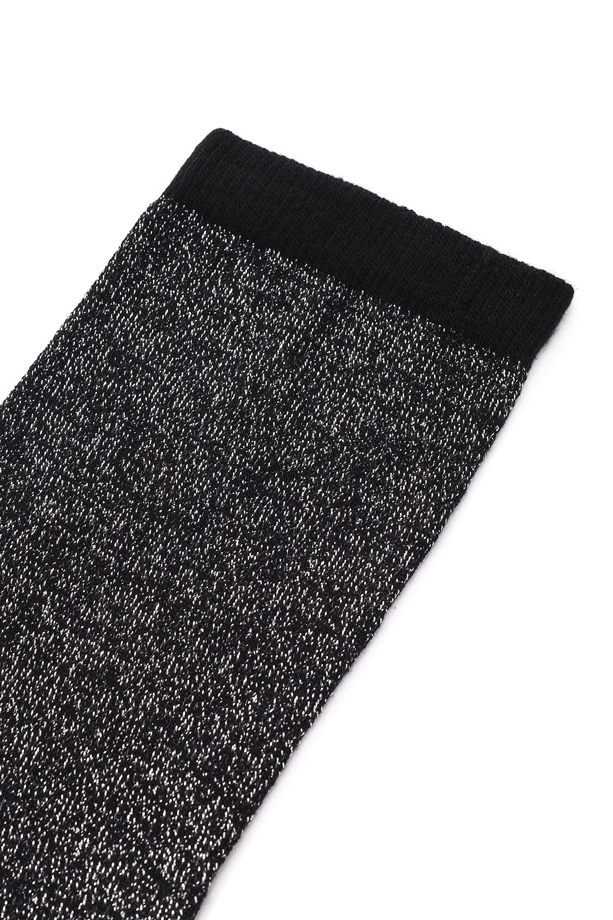 Kadın Siyah Pamuklu Çorap