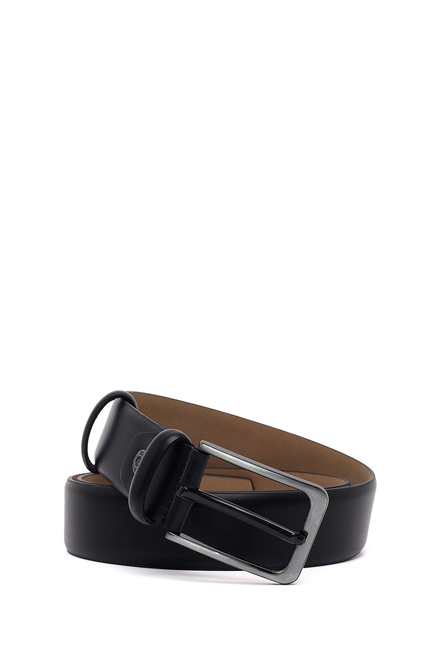Men's Black Leather Belt 000A2D1200218 | Derimod