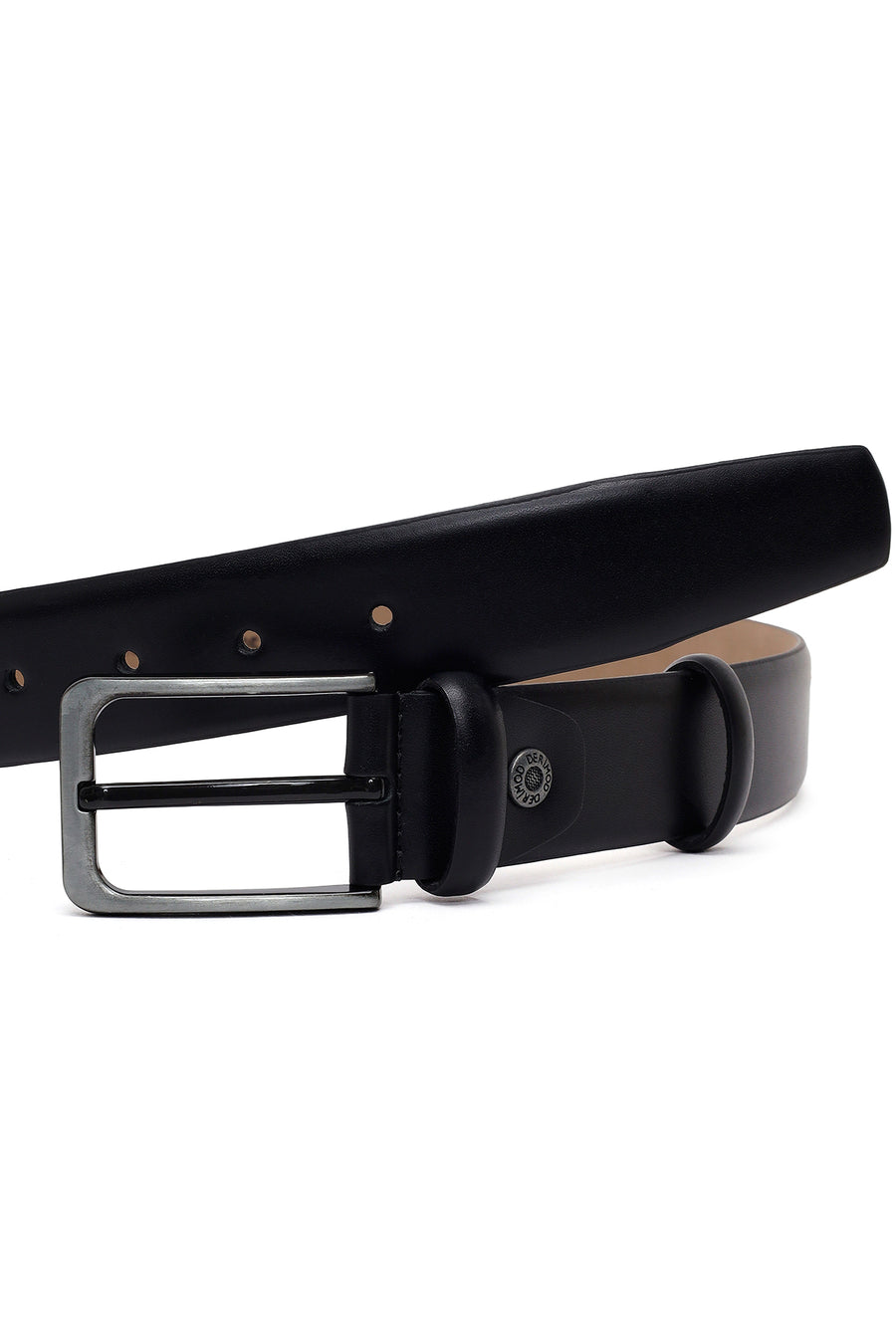 Men's Black Leather Belt