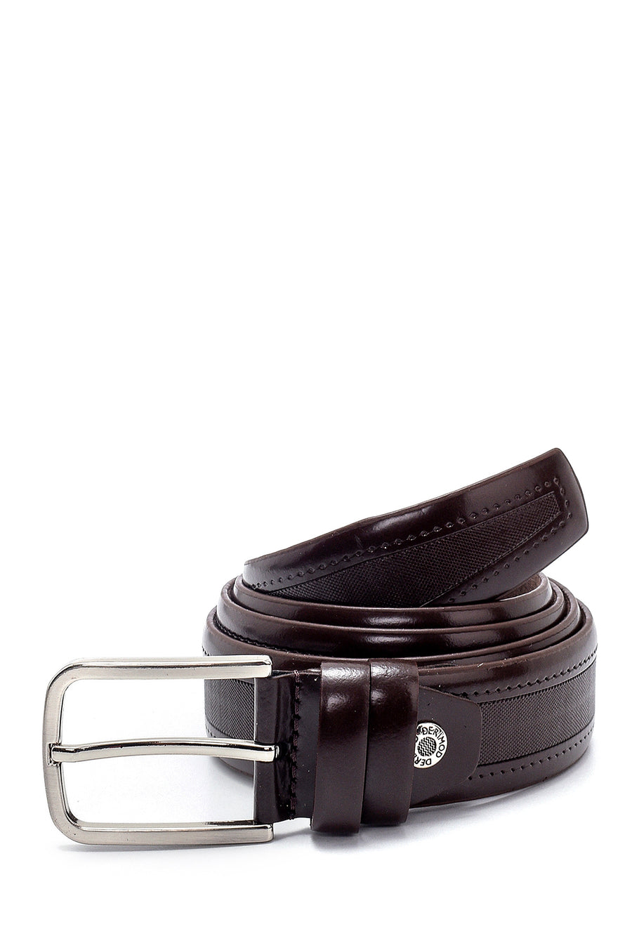 Men's Brown Leather Casual Belt 000A2D1200418 | Derimod