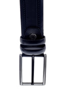 Erkek Lacivert Deri Casual Kemer | Derimod