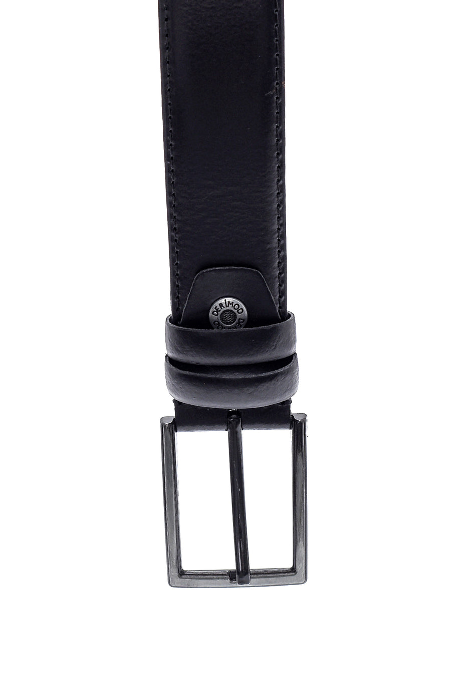 Men's Black Leather Belt
