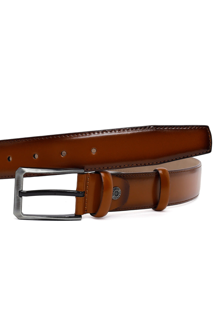 Men's Tan Leather Belt