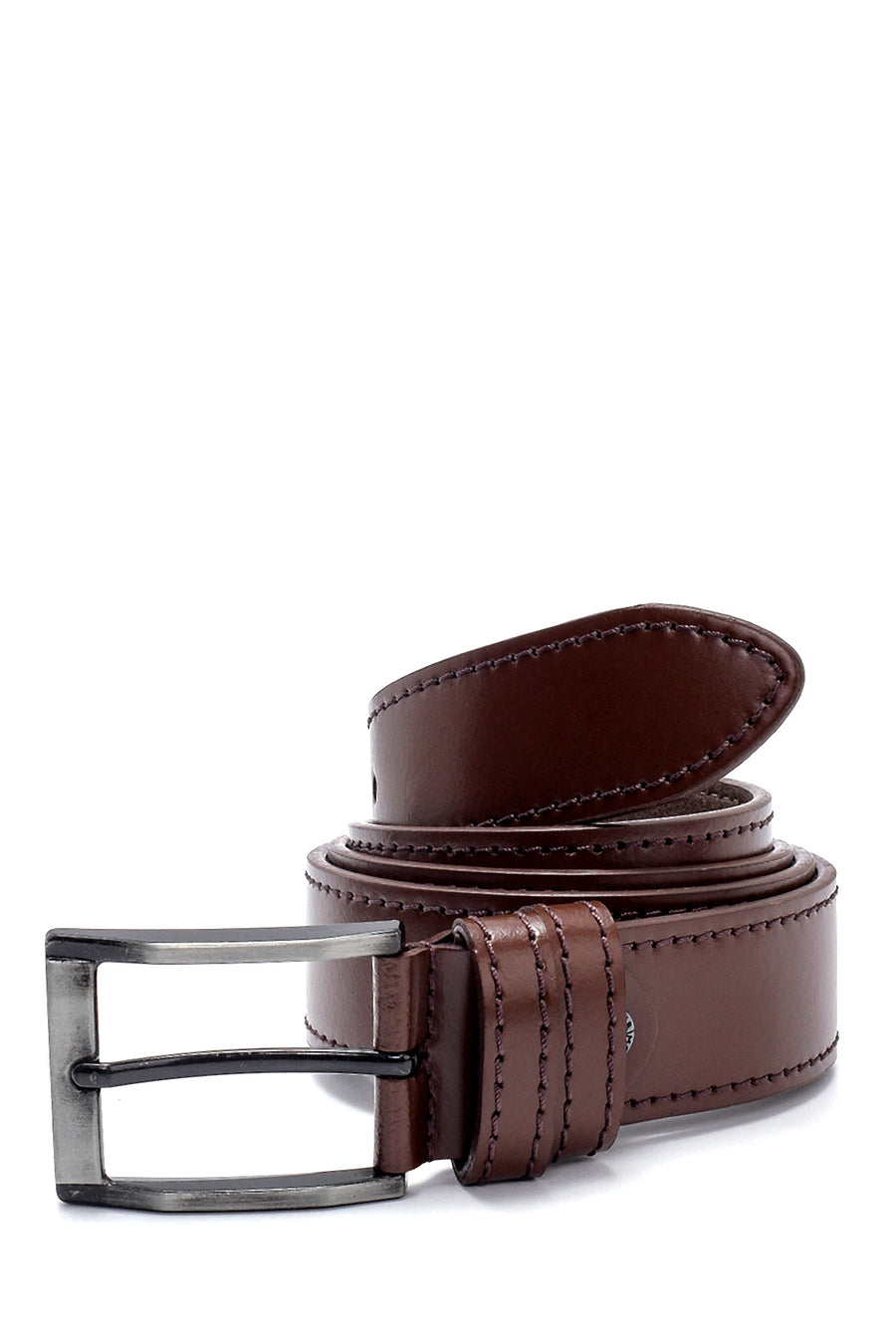 Men's Brown Leather Belt 000A2D1212118 | Derimod