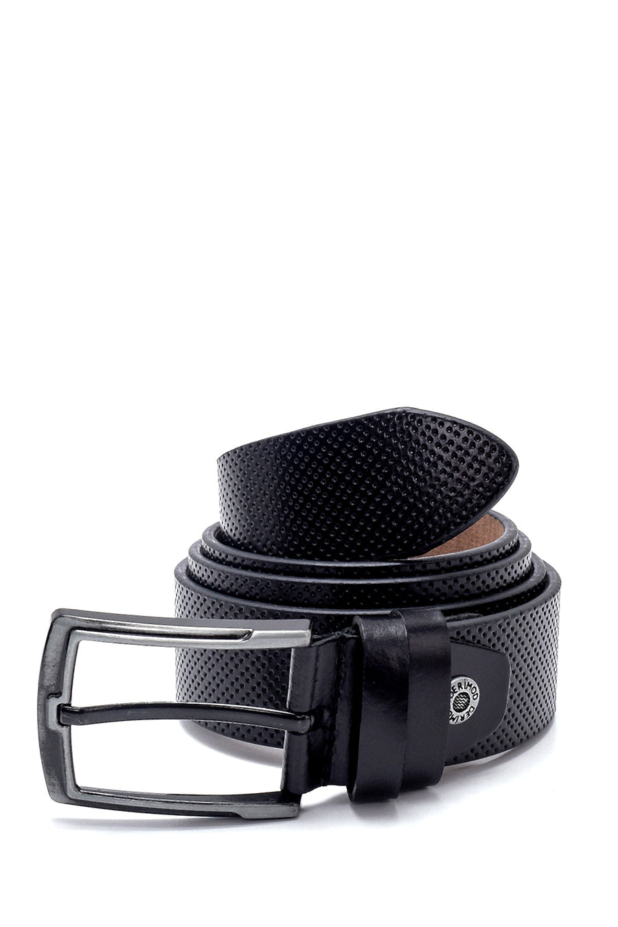 Men's Black Leather Belt 000A2D1225726 | Derimod