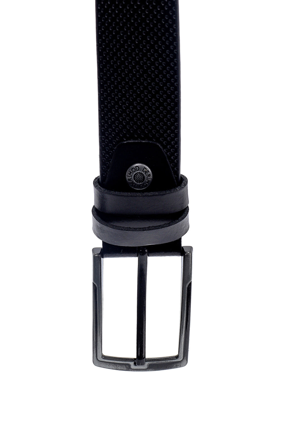 Men's Black Leather Belt