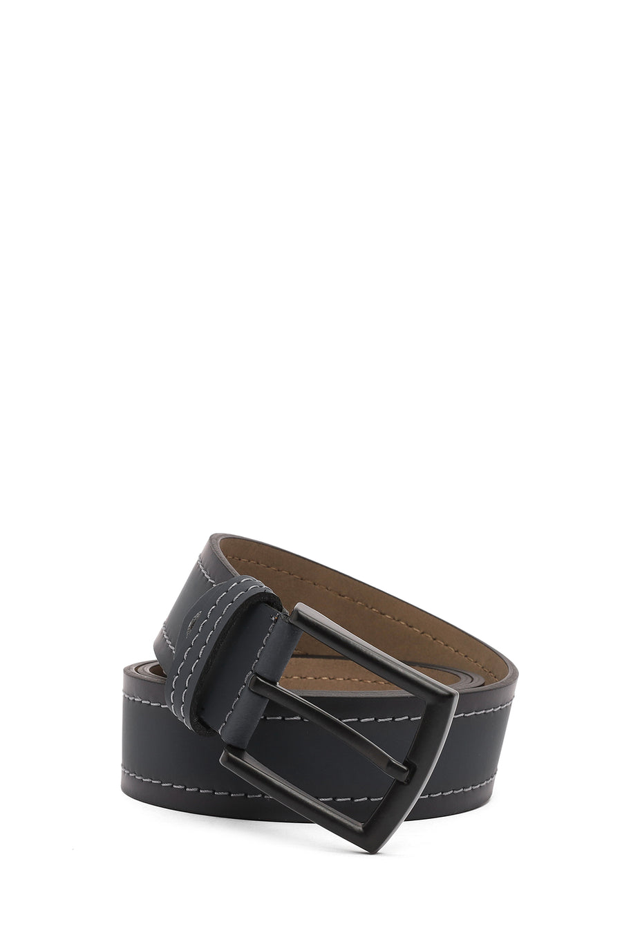 Men's Black Leather Belt 000A2D1228218 | Derimod