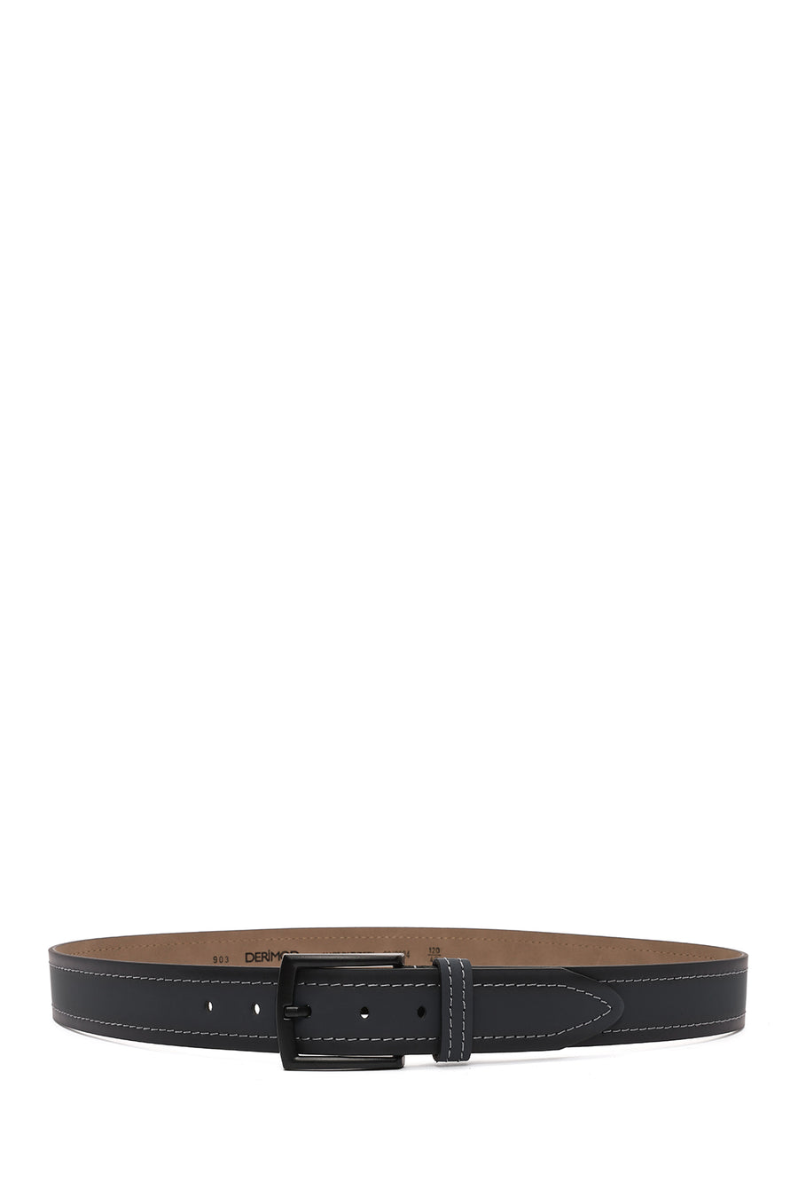 Men's Black Leather Belt