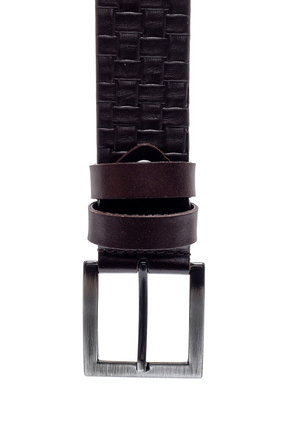 Men's Knitted Pattern Belt