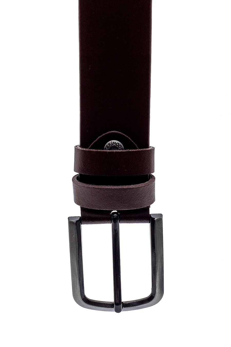 Men's Brown Leather Belt