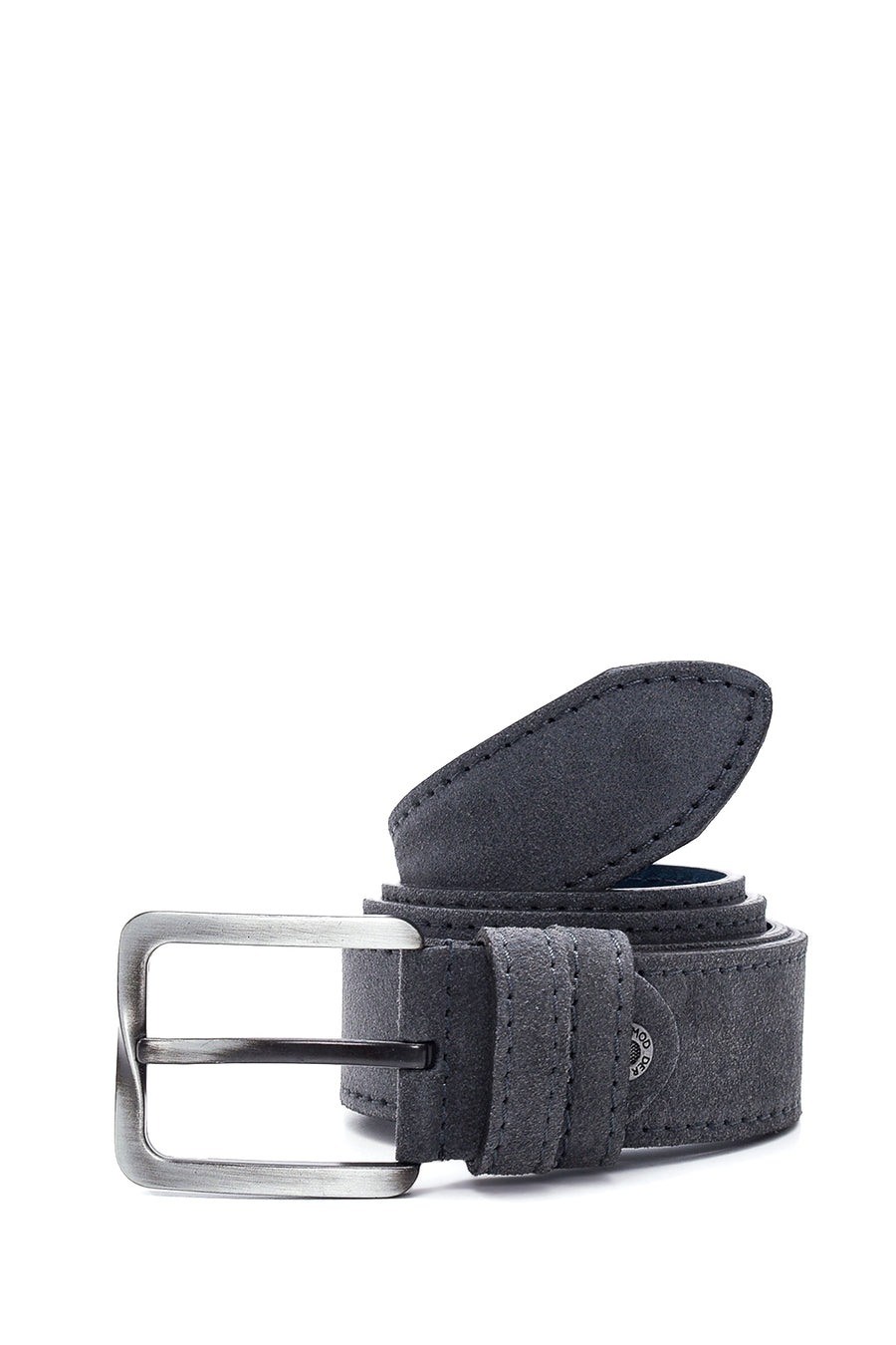 Men's Gray Leather Belt 000A2D1301810 | Derimod