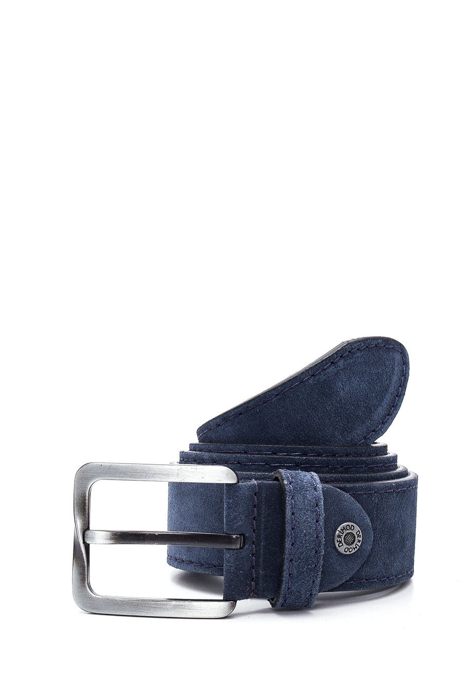 Men's Navy Blue Leather Belt 000A2D1301810 | Derimod