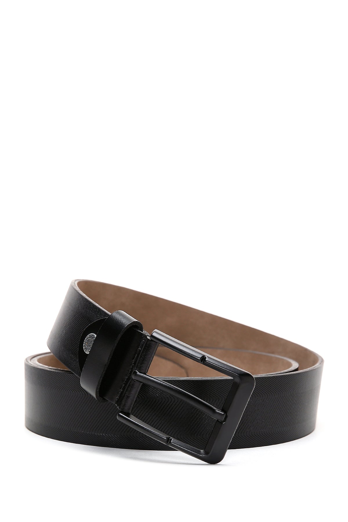 Men's Black Leather Belt 000A2D1302726 | Derimod