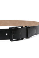Men's Black Leather Belt | Derimod