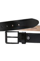 Men's Black Leather Belt | Derimod