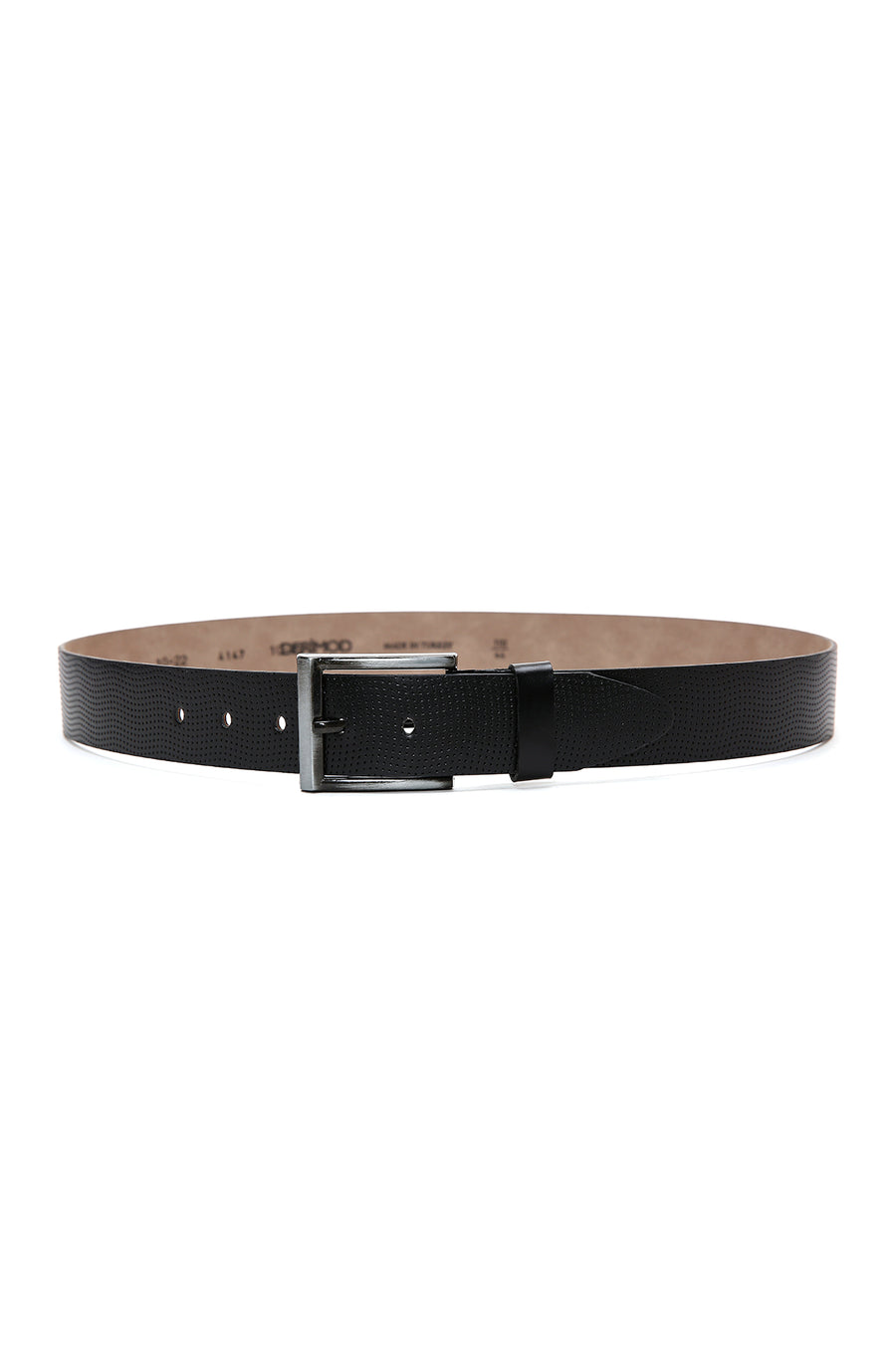 Men's Black Leather Belt