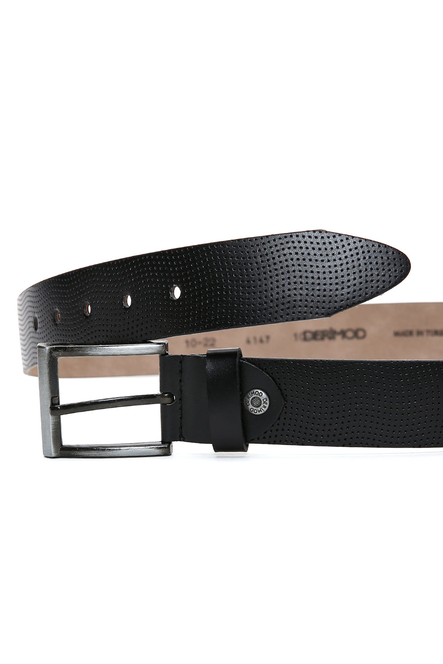 Men's Black Leather Belt