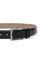 Men's Black Leather Belt | Derimod