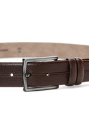 Erkek Kahverengi Deri Kemer | Derimod