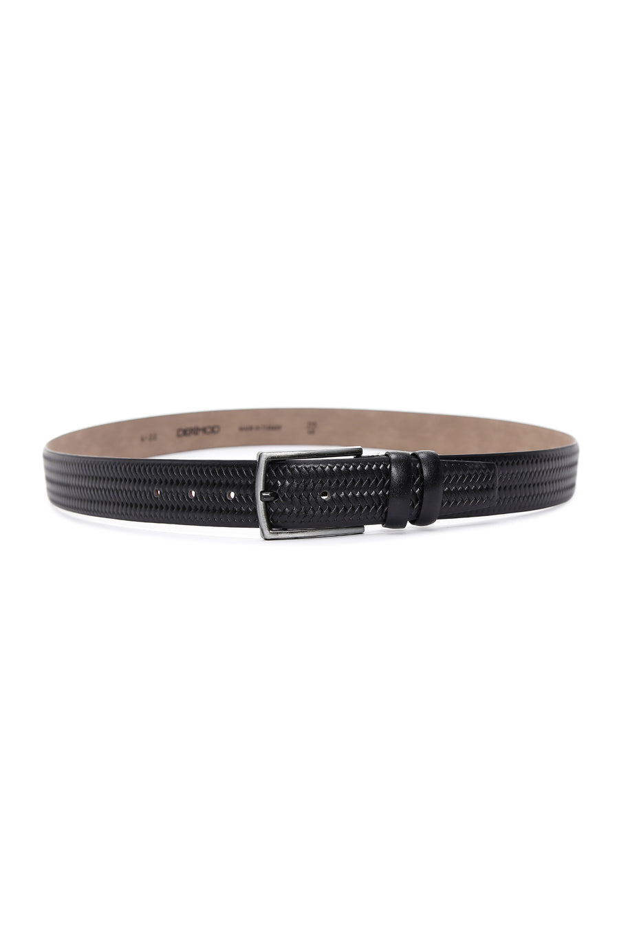 Men's Black Leather Belt