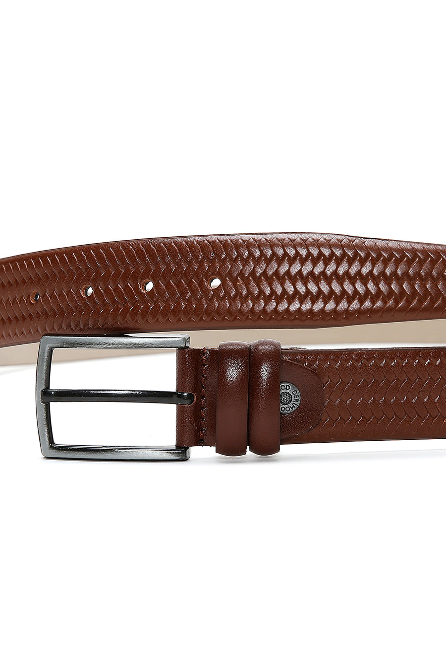Men's Tan Leather Belt
