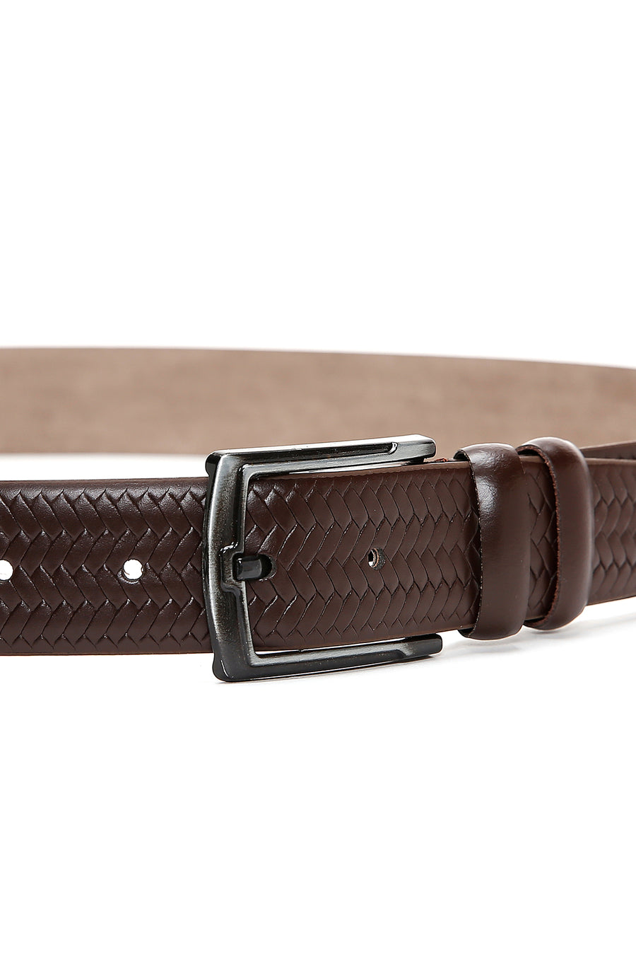 Men's Brown Leather Belt