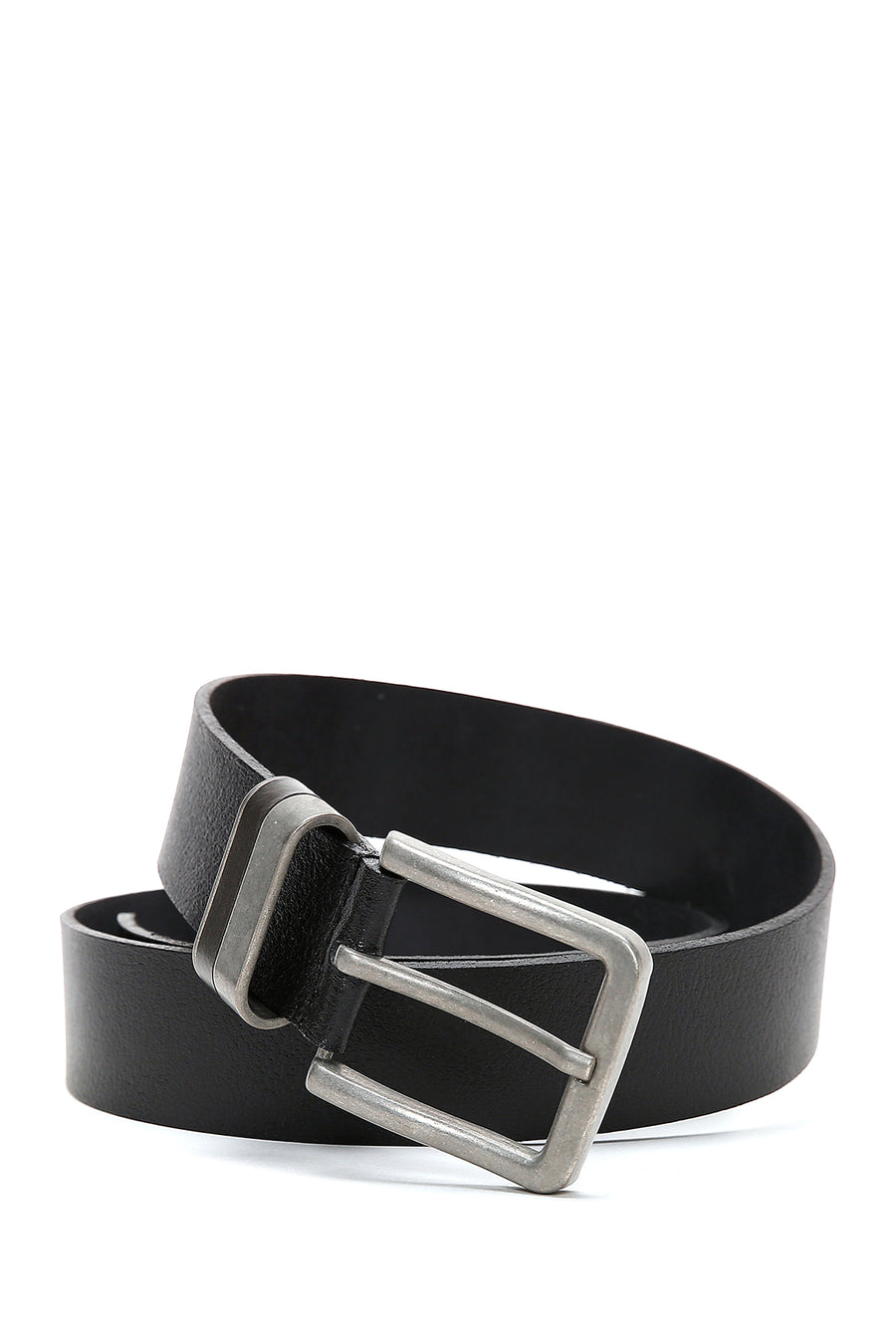 Men's Black Leather Belt 000A2D1303318 | Derimod