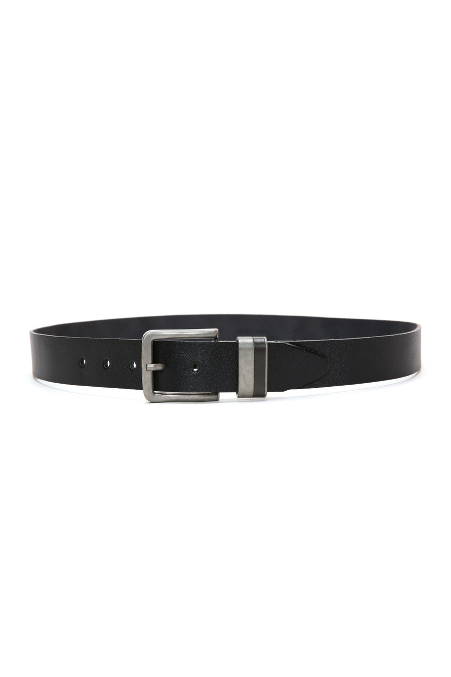 Men's Black Leather Belt