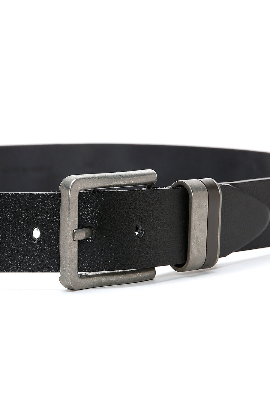 Men's Black Leather Belt