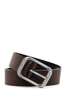 Erkek Kahverengi Deri Kemer | Derimod