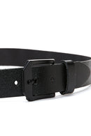 Men's Black Leather Belt | Derimod