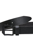 Men's Black Leather Belt | Derimod