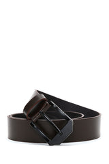 Men's Brown Leather Belt