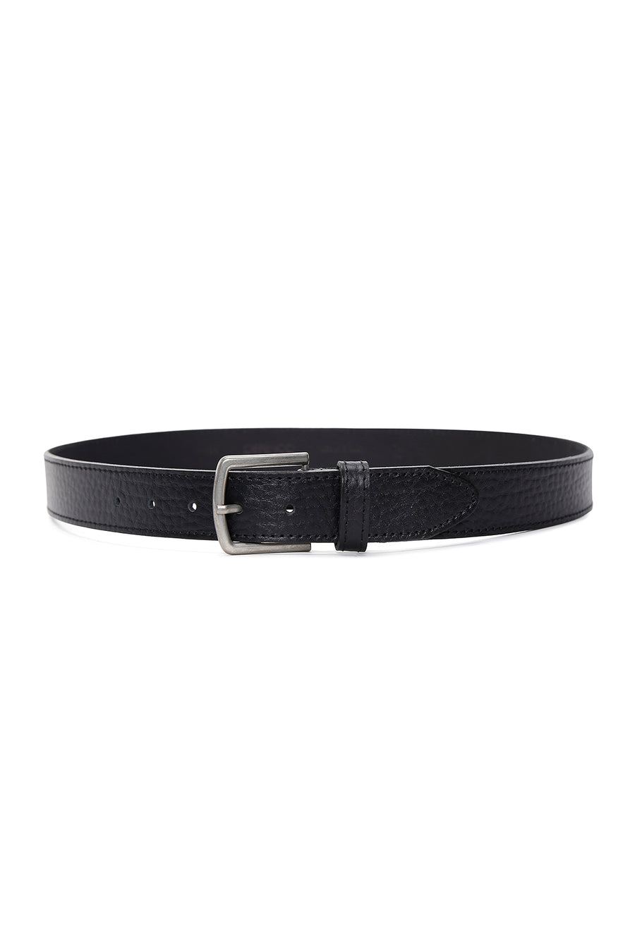 Men's Black Leather Belt